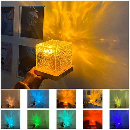 16 Colors Water Ripple Night Light Creative