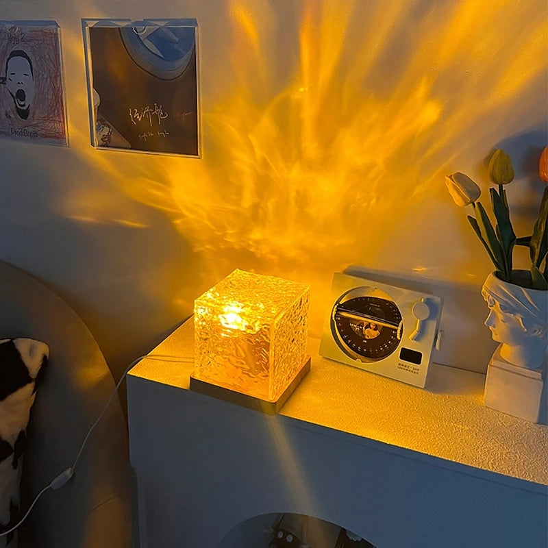 16 Colors Water Ripple Night Light Creative