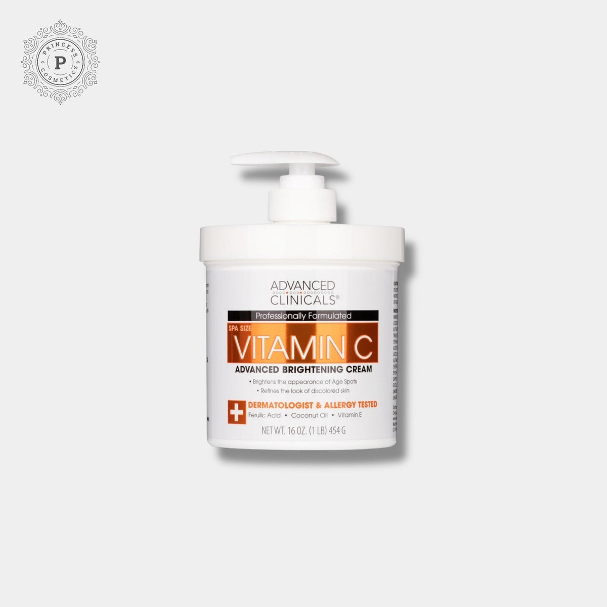 Vitamin C, Advanced Brightening Cream 16 Oz 454grams